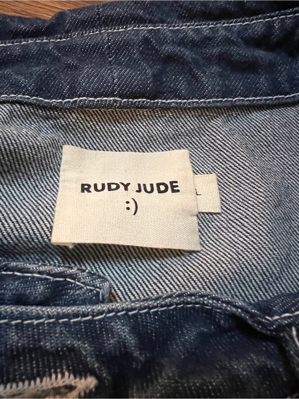 Rudy Jude big Jean jacket size large - Picture 2 of 5